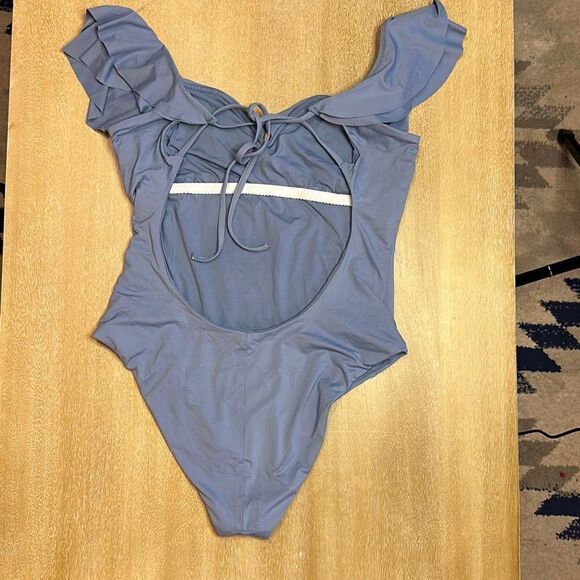 Becca Color Splash Off-The-Shoulder Swimsuit - Picture 8 of 11